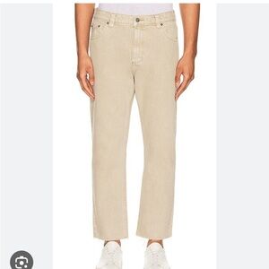 ROLLAS Tim Pant Slim Fit Pant Sand Performance Stretch Mens Sz 32 NEW